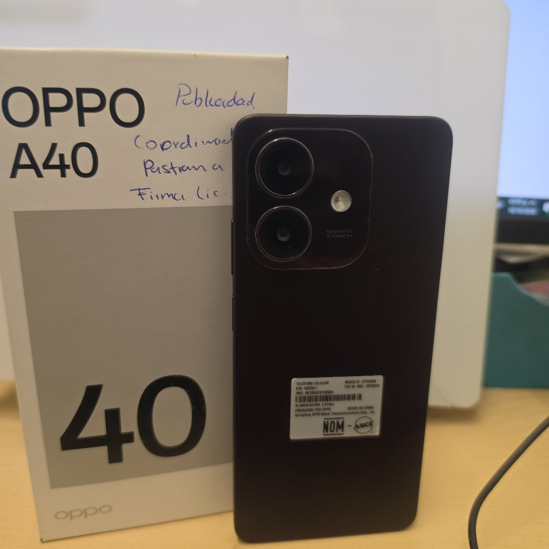 CELULAR OPPO A40 CPH2669 (2024) 256 GB 4 GB RAM (SEMINUEVO)