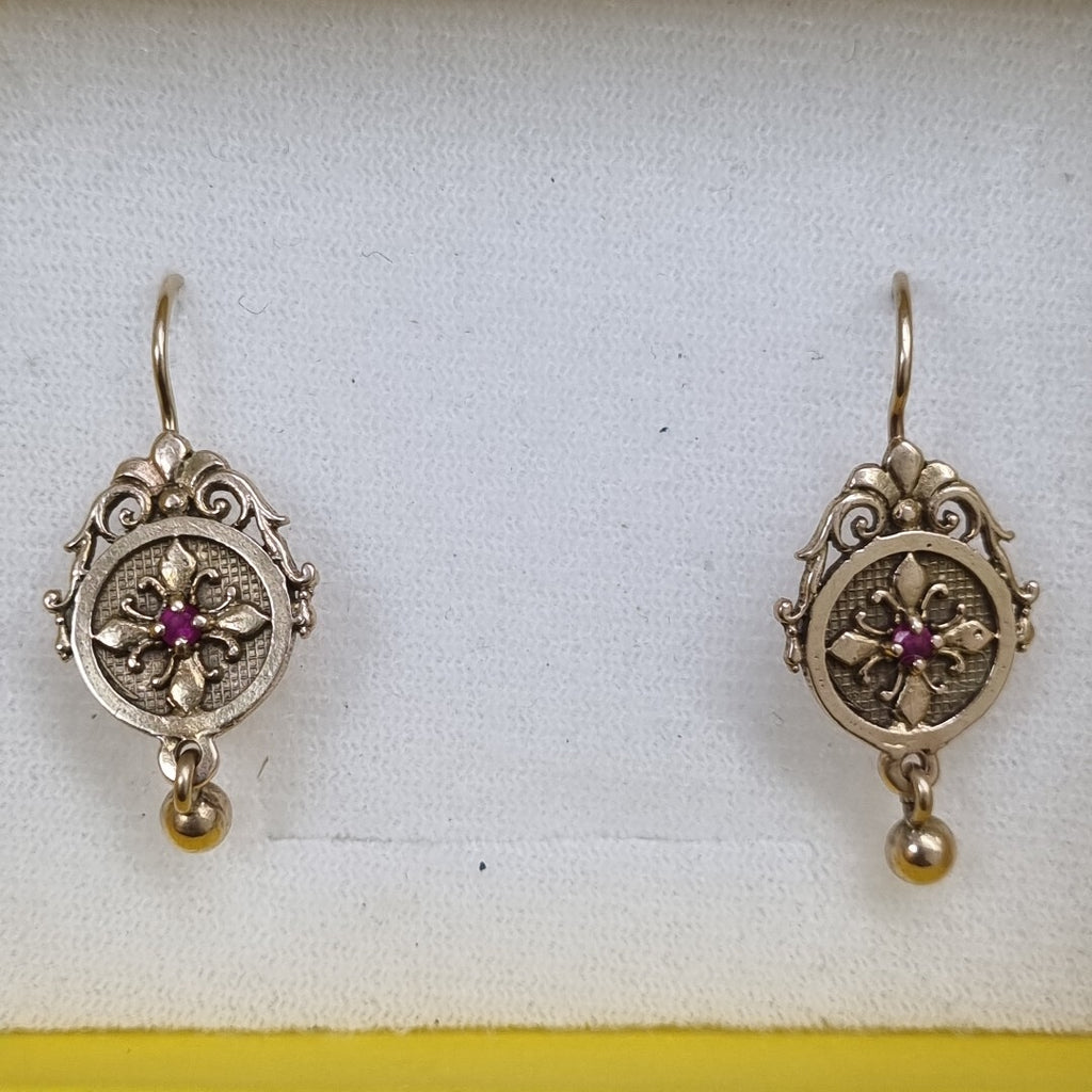 ARETES PAR ORO 10 K 3,50 GRMS (SEMINUEVO)