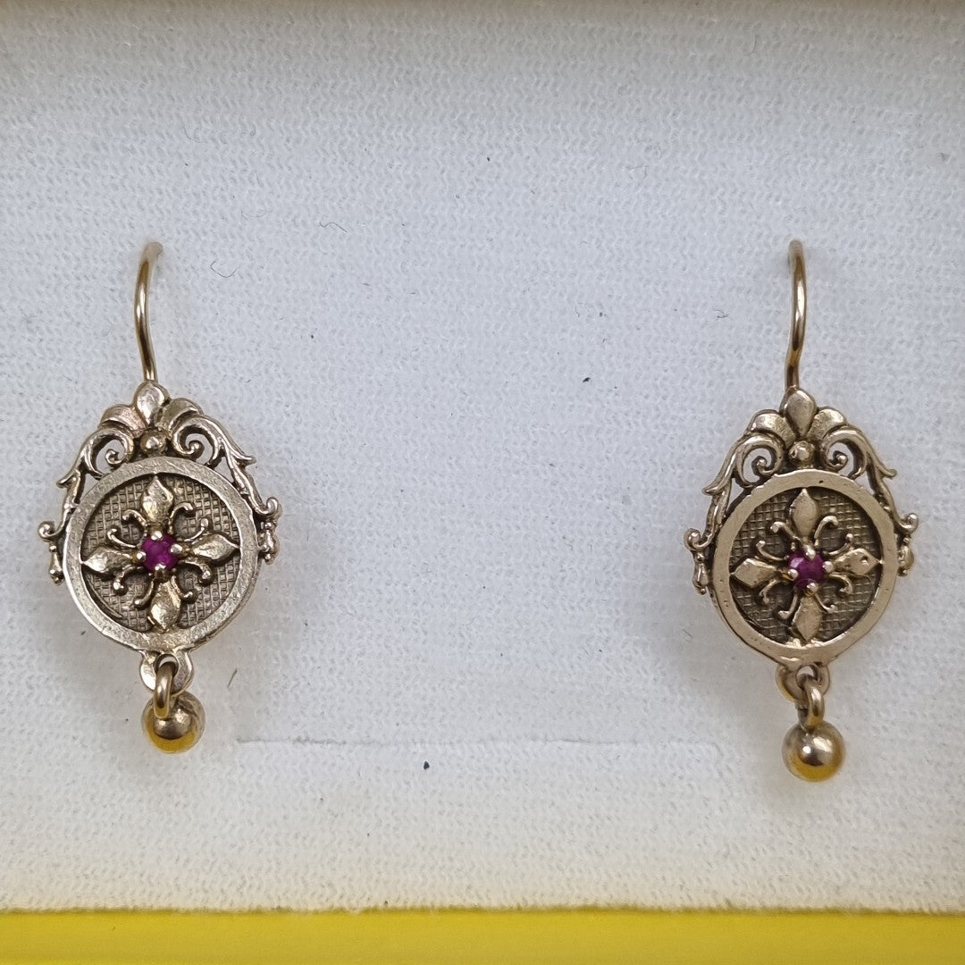 ARETES PAR ORO 10 K 3,50 GRMS (SEMINUEVO)