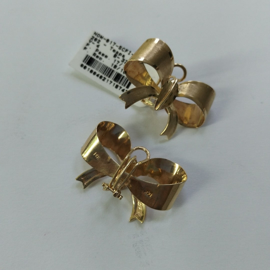 ARETES PAR ORO 10 K 8,40 GRMS (SEMINUEVO)
