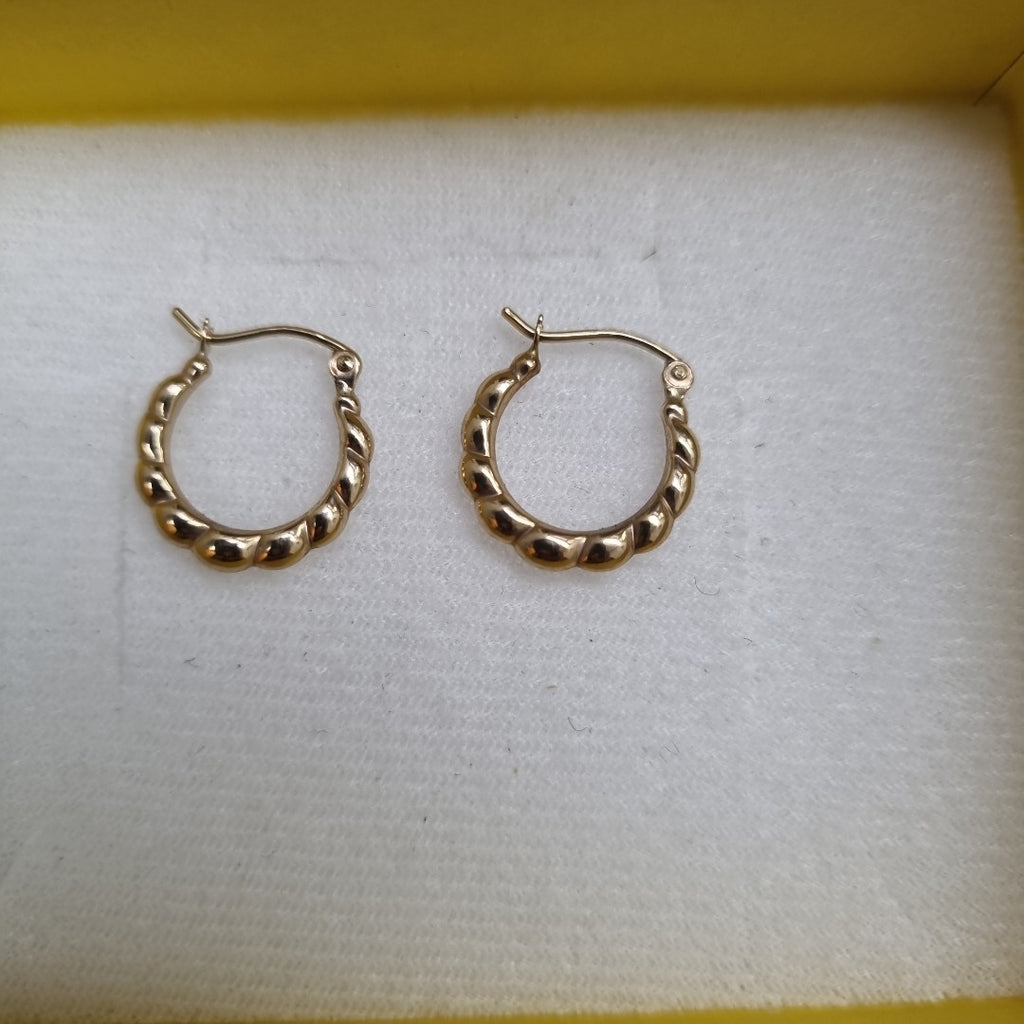 ARRACADAS PAR ORO 8 K 0.6 GRMS (SEMINUEVO)
