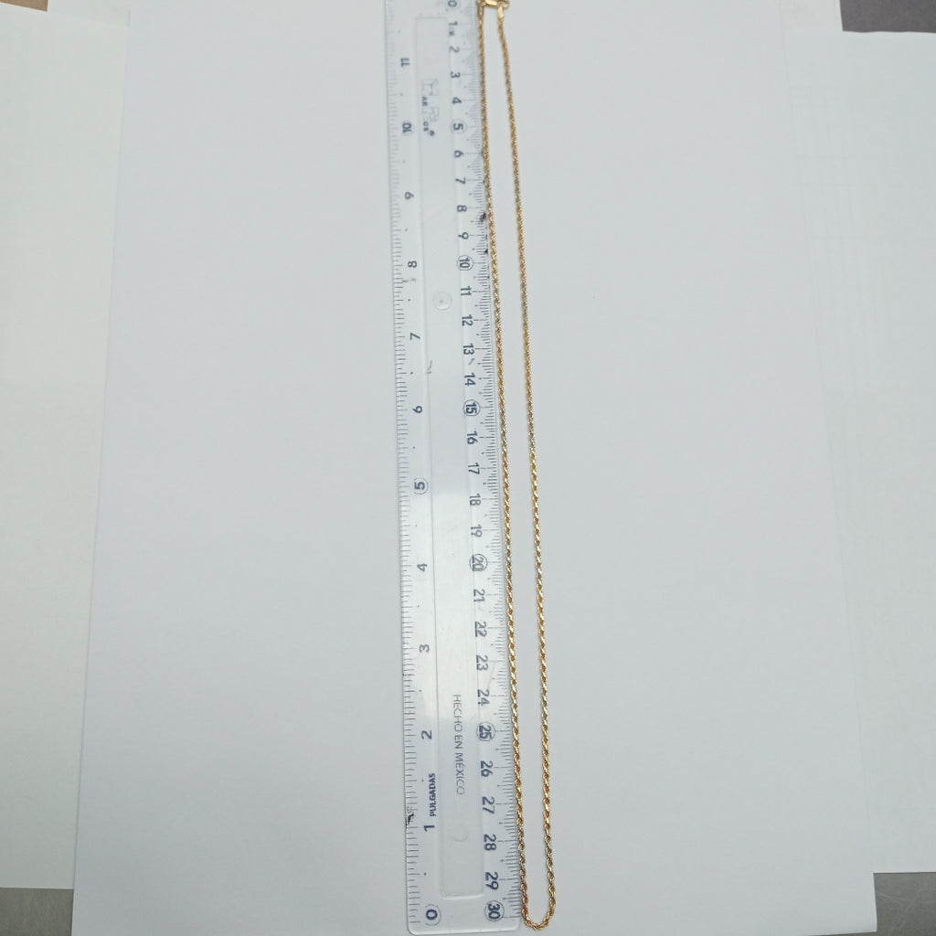 CADENA ORO COMBINADO 14 K 8,40 GRMS (SEMINUEVO)