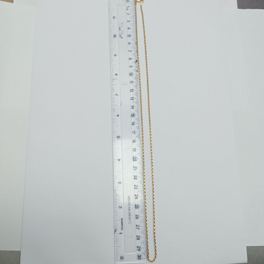CADENA ORO COMBINADO 14 K 8,40 GRMS (SEMINUEVO)