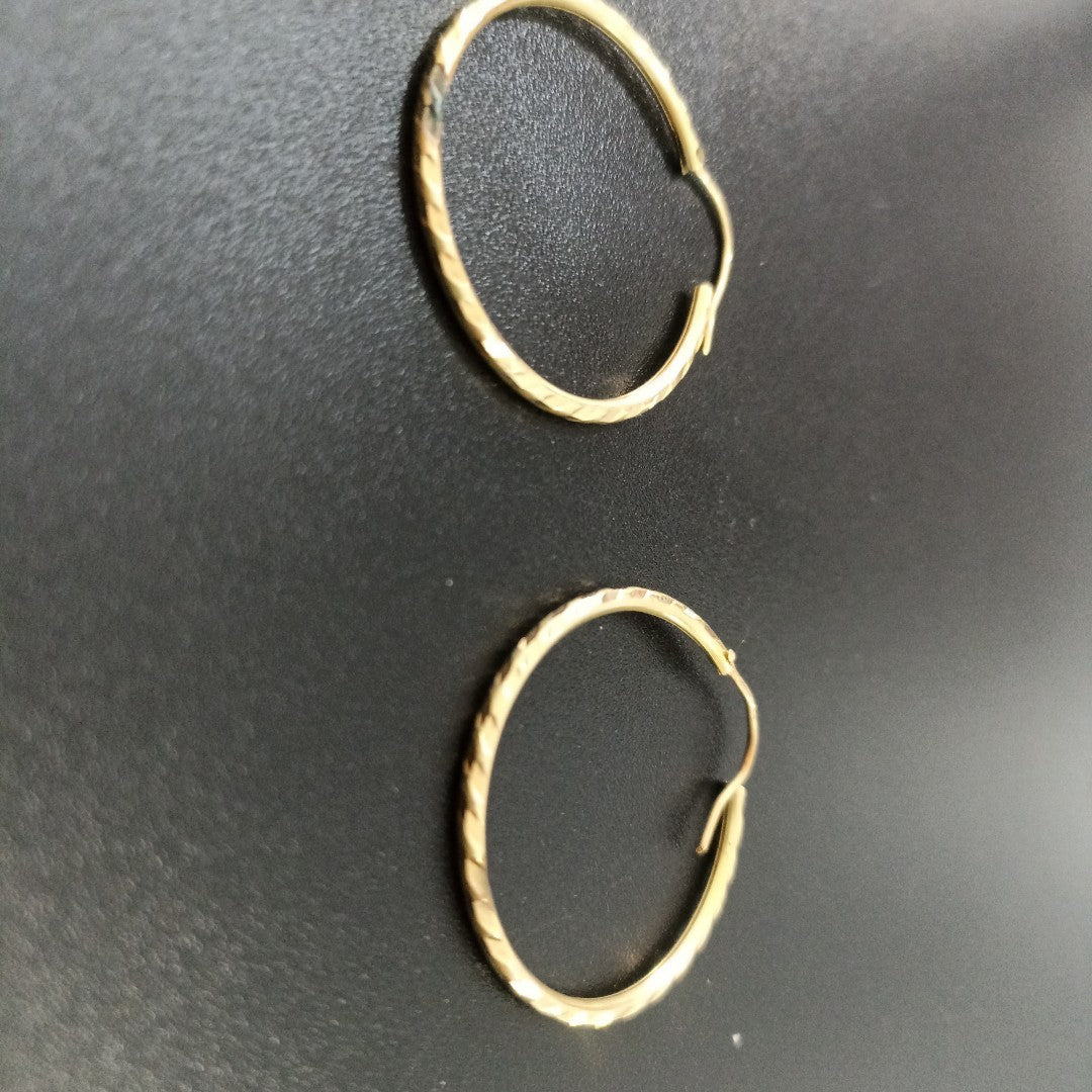 ARRACADAS PAR ORO 14 K 2.6 GRMS (SEMINUEVO)
