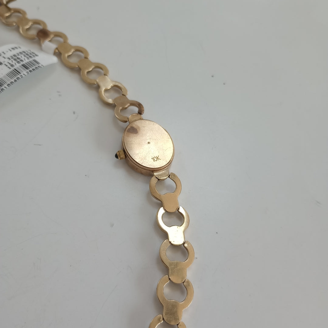 RELOJ CAJA Y PULSO ORO ORO 10 K 13 GRMS (SEMINUEVO)