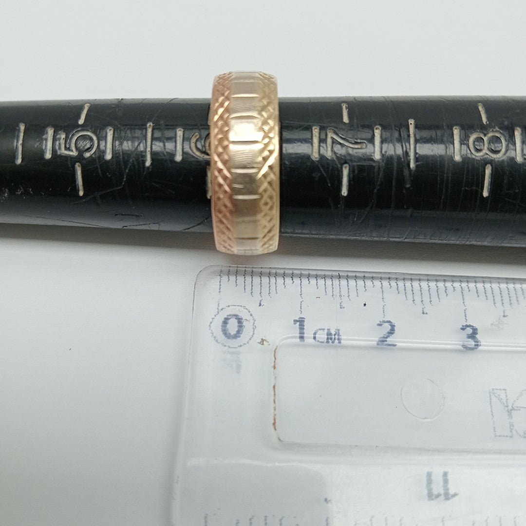 ARGOLLA ORO COMBINADO 14 K 2,50 GRMS (SEMINUEVO)