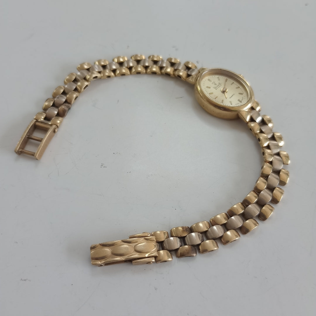 RELOJ CAJA Y PULSO ORO ORO 10 K 19.6 GRMS (SEMINUEVO)