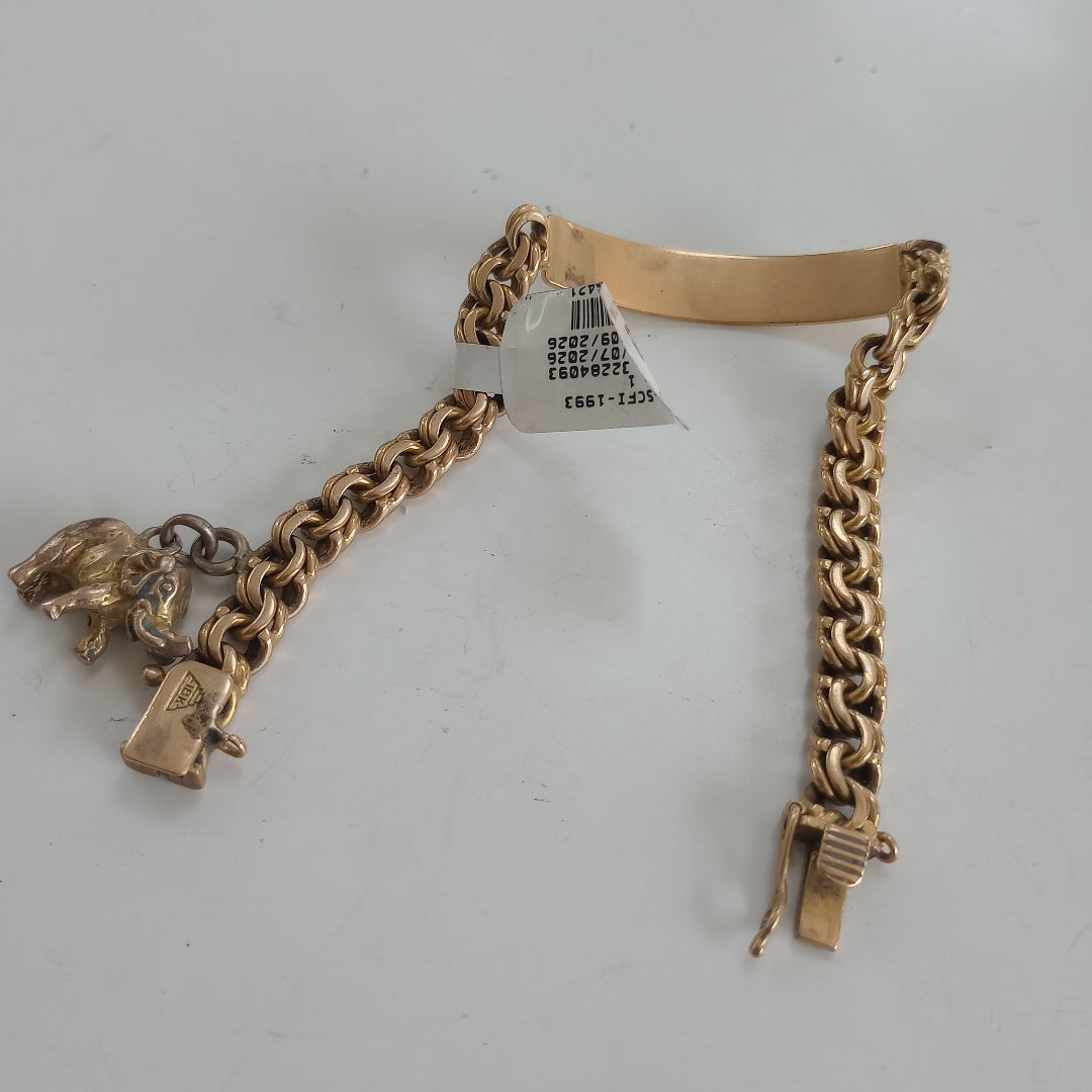 DIJE,ESCLAVA ORO 18 K 27,80 GRMS (SEMINUEVO)