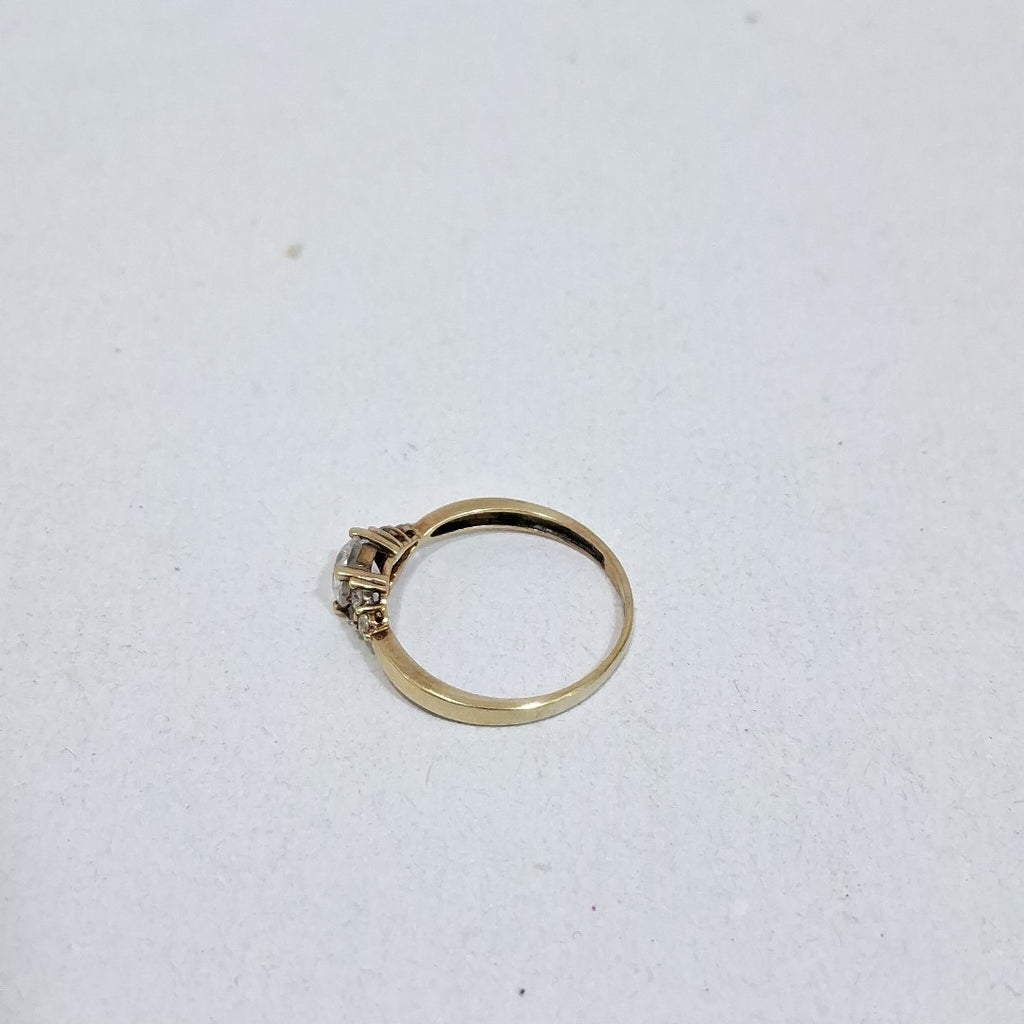 ANILLITO,SOLITARIO ORO 10 K 1,60 GRMS (SEMINUEVO)