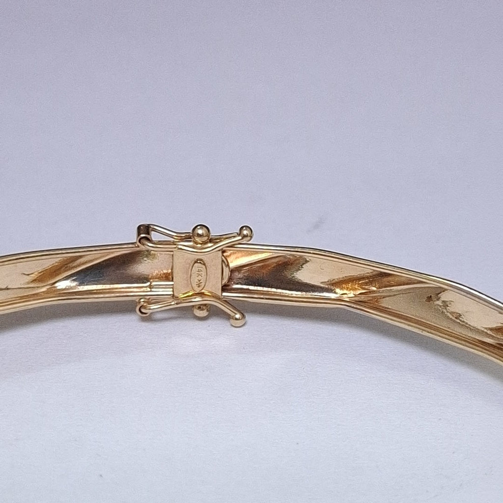 PULSERA RIGIDA ORO 14 K 4,50 GRMS (SEMINUEVO)