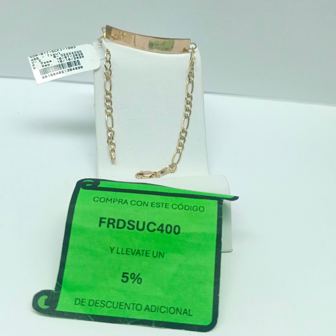 ESCLAVA ORO 8 K 4.1 GRMS (SEMINUEVO)