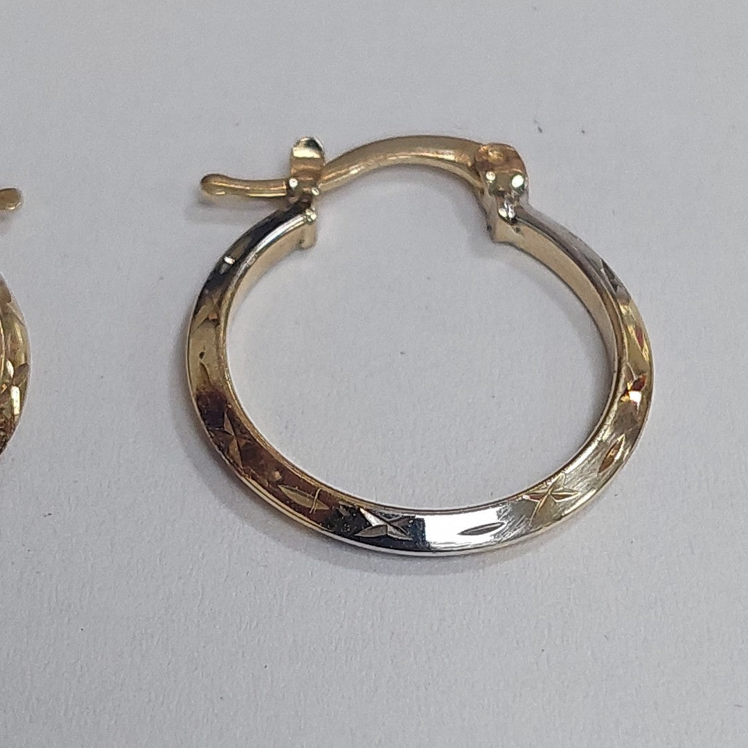 ARRACADAS PAR ORO 10 K 1.6 GRMS (SEMINUEVO)