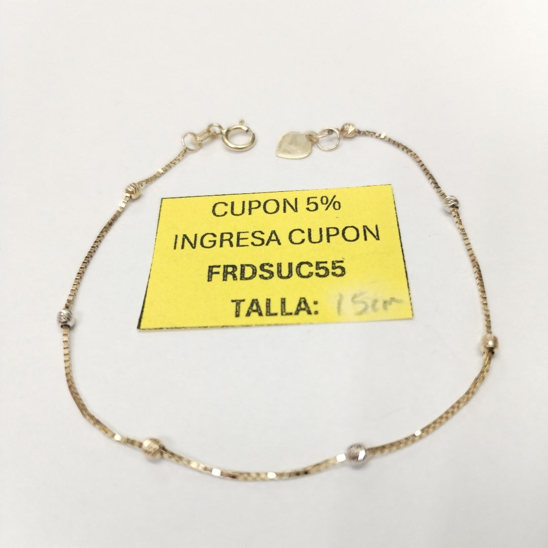 PULSERA ORO 10 K 0.7 GRMS (SEMINUEVO)