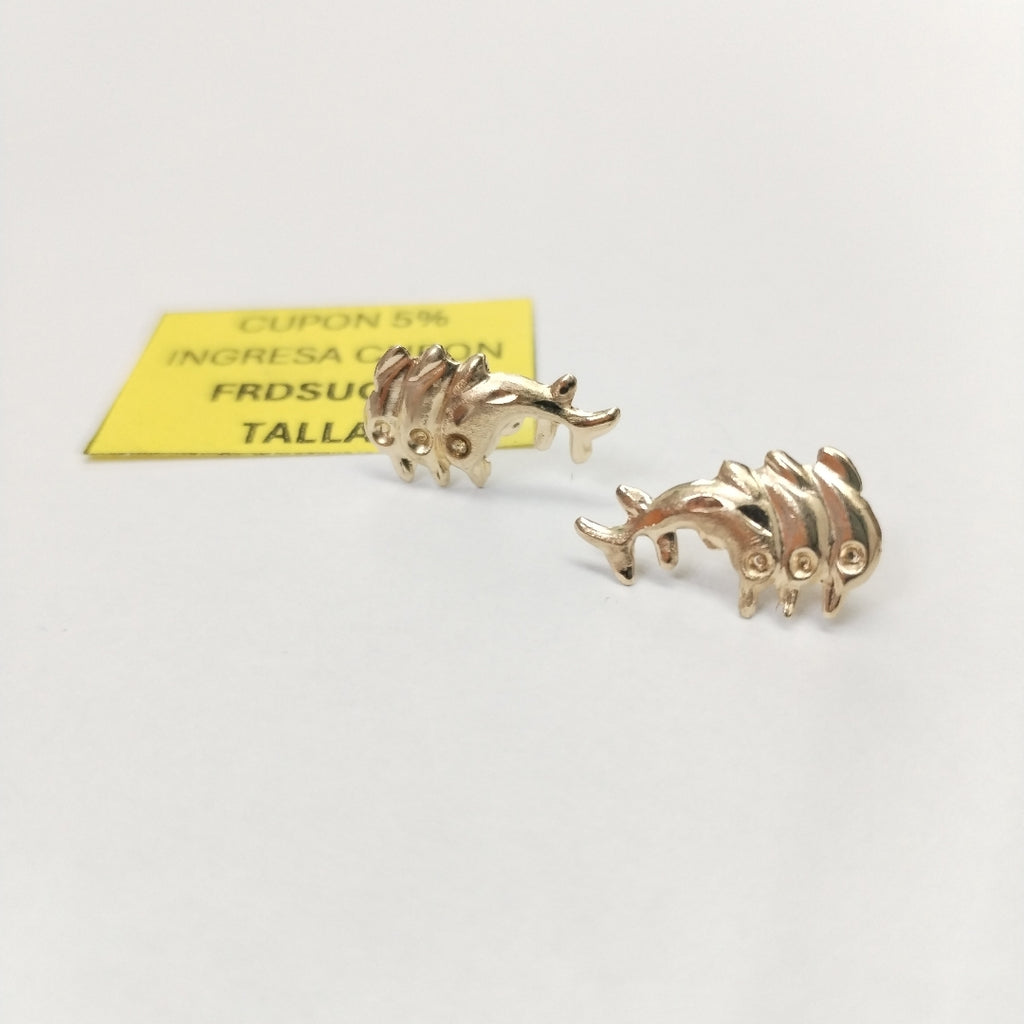 ARETES PAR ORO 10 K 0.4 GRMS (SEMINUEVO)