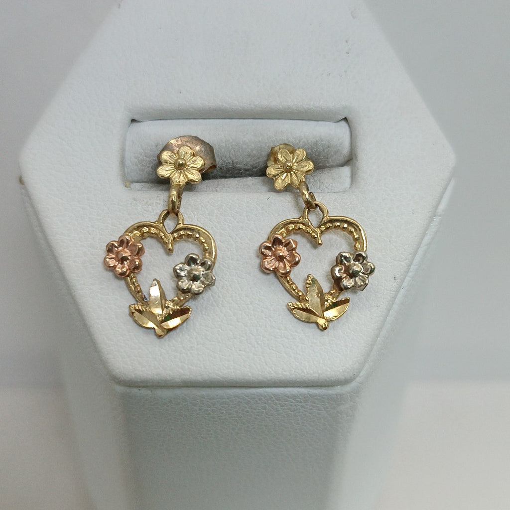 BROQUELES PAR ORO 14 K 1,60 GRMS (SEMINUEVO)