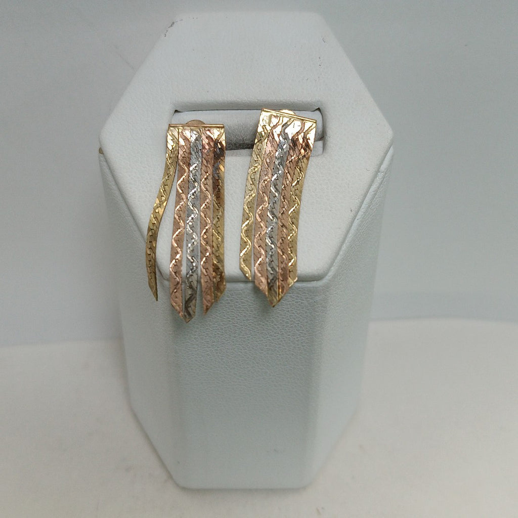 ARETES PAR ORO 14 K 2,20 GRMS (SEMINUEVO)