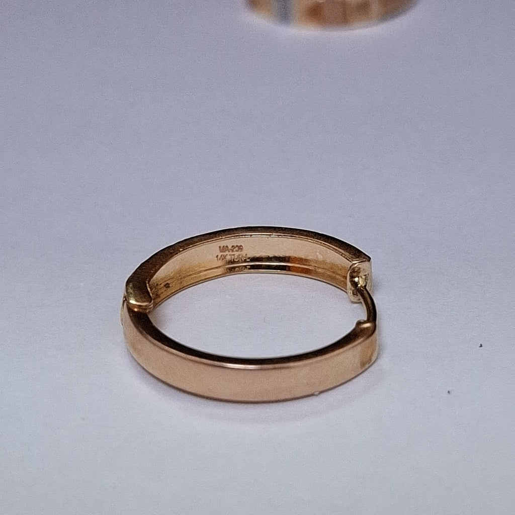 ARRACADAS PAR ORO 14 K 1.8 GRMS (SEMINUEVO)