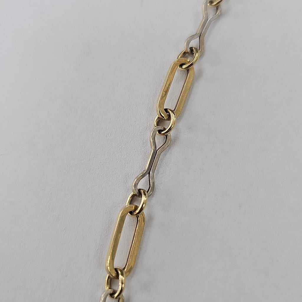 CADENA ORO,ORO BLANCO 14 K 8,40 GRMS (SEMINUEVO)