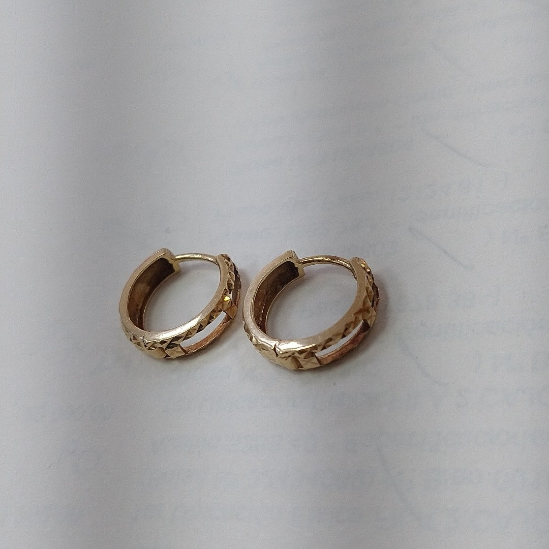 ARRACADAS PAR ORO 14 K 2.1 GRMS (SEMINUEVO)
