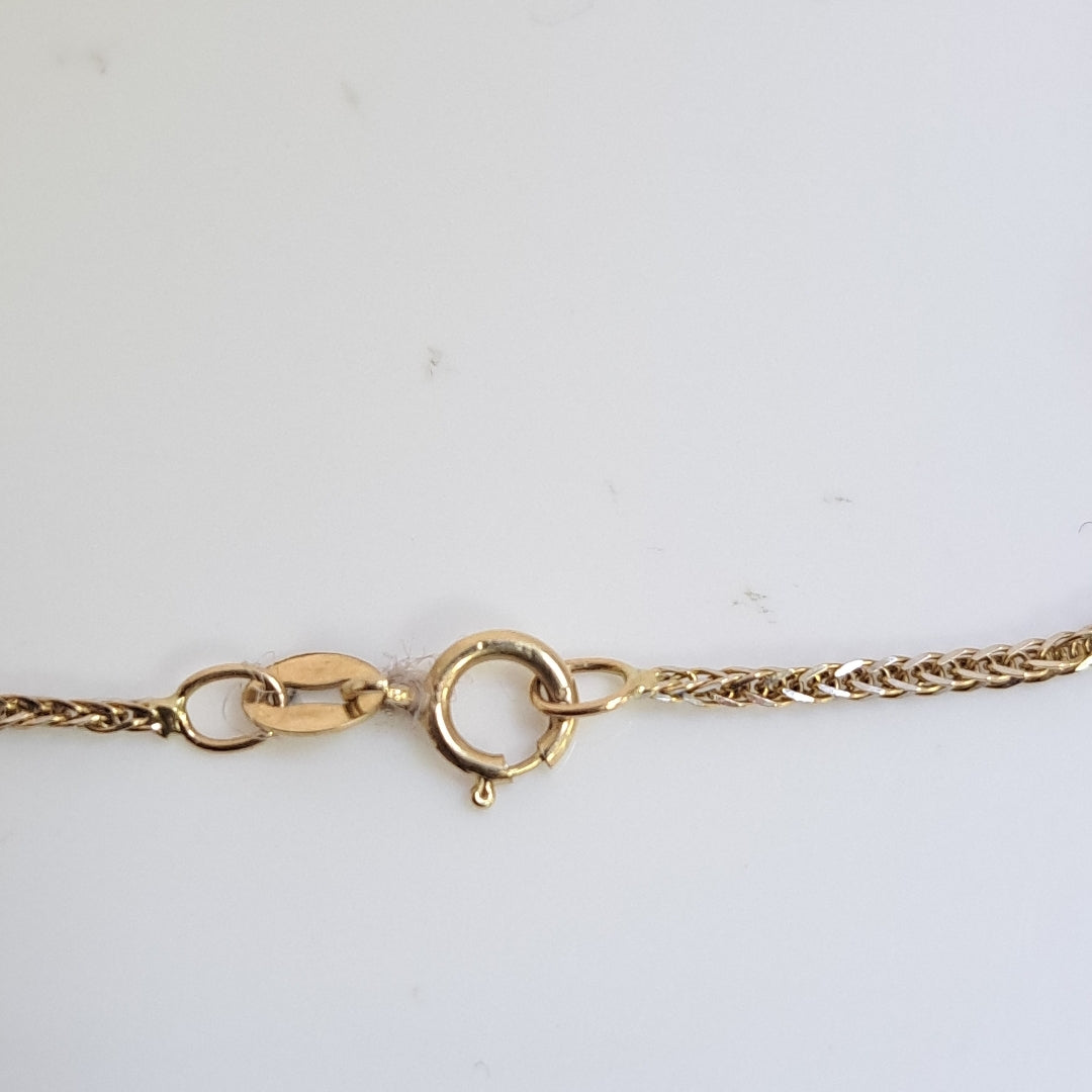 CADENA,DIJE ORO 14 K 2,60 GRMS (SEMINUEVO)