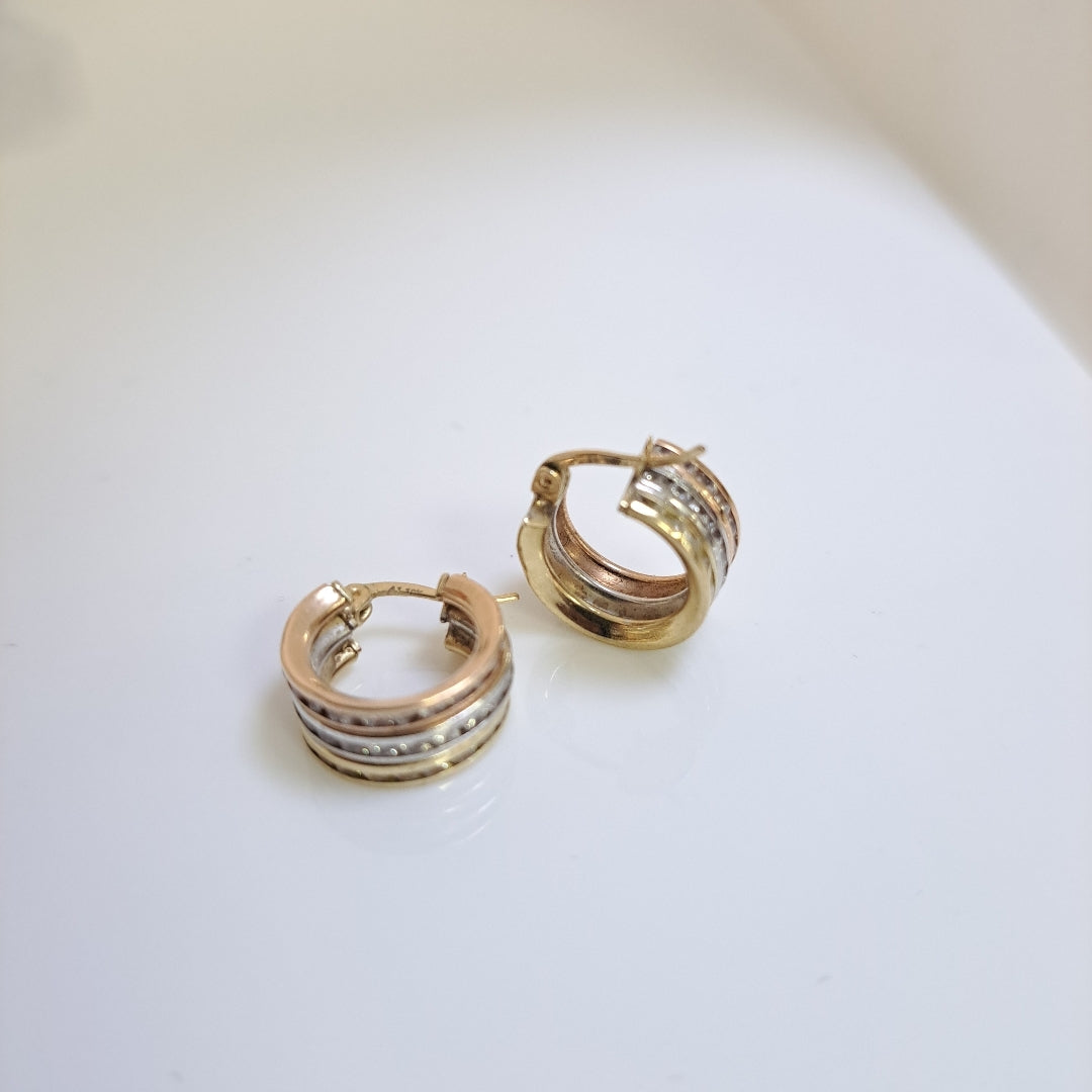 ARRACADAS PAR ORO 10 K 2,60 GRMS (SEMINUEVO)