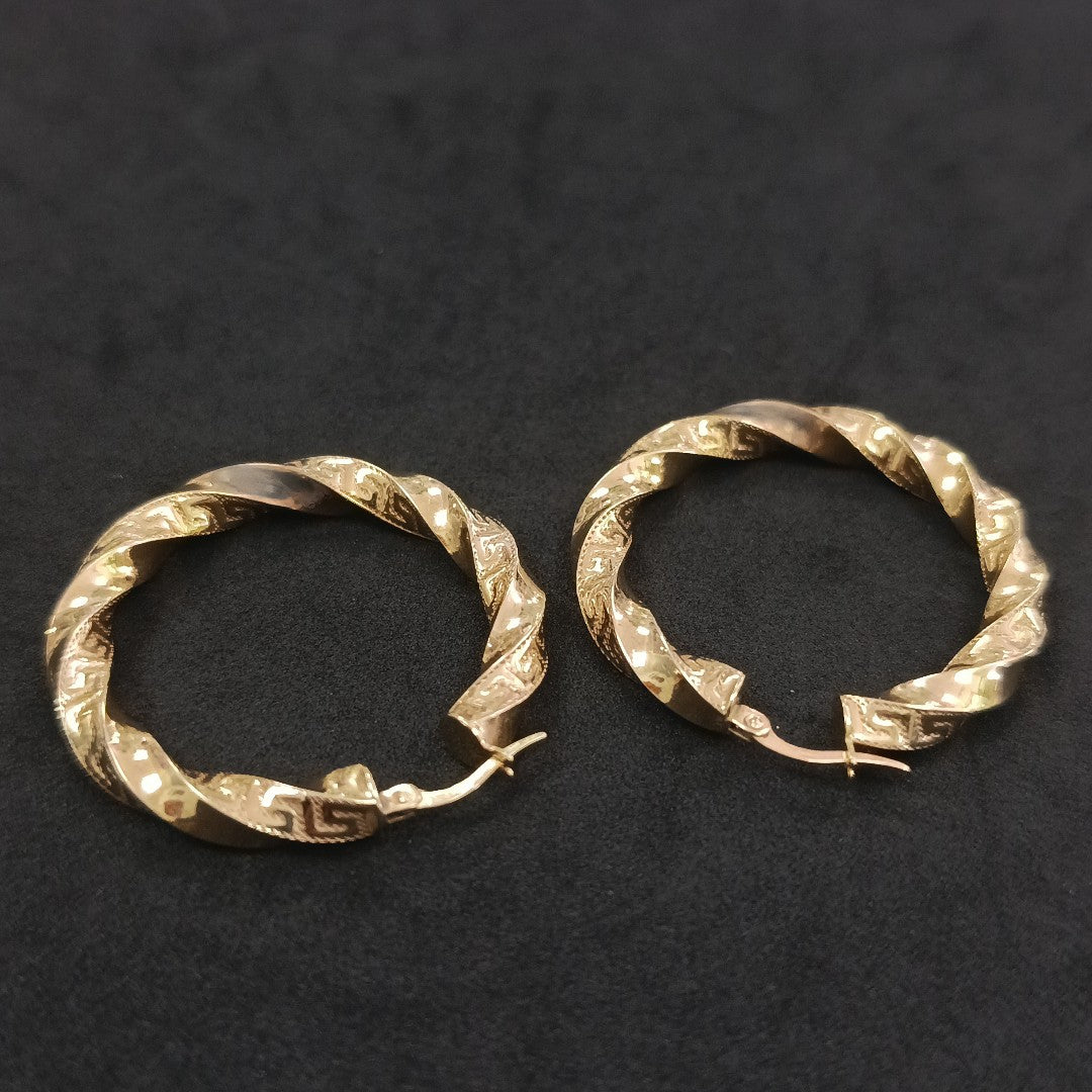 ARRACADAS PAR ORO 14 K 6.3 GRMS (SEMINUEVO)