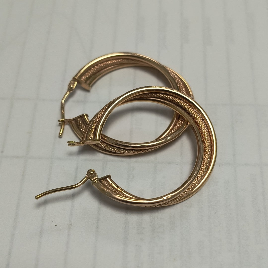 ARRACADAS PAR ORO 14 K 2.1 GRMS (SEMINUEVO)