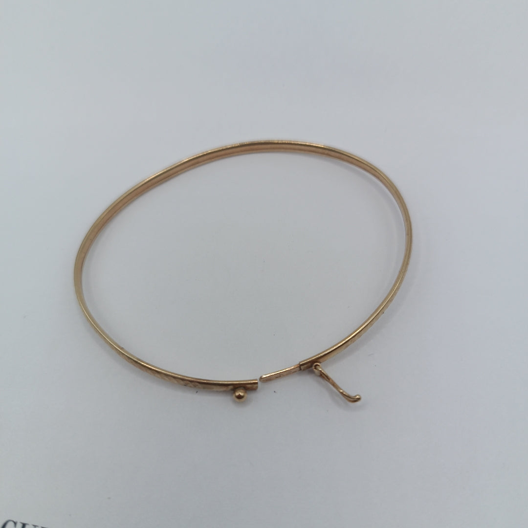 PULSERA RIGIDA ORO 10 K 3,20 GRMS (SEMINUEVO)