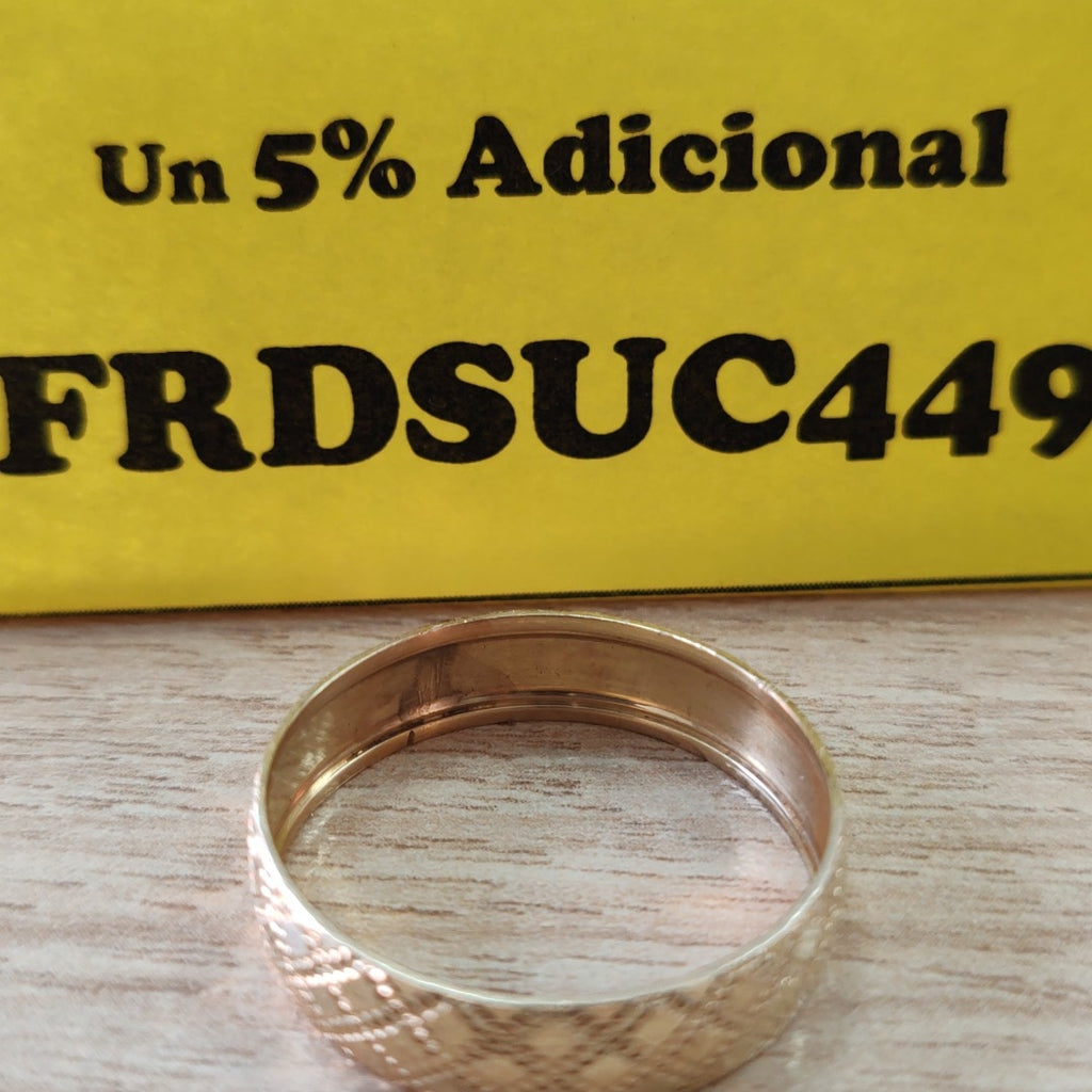 ARGOLLA ORO 14 K 2.2 GRMS (SEMINUEVO)