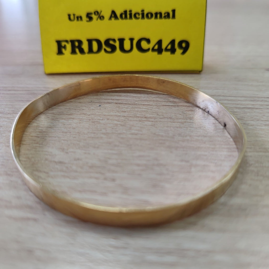 PULSERA RIGIDA ORO 14 K 14.7 GRMS (SEMINUEVO)