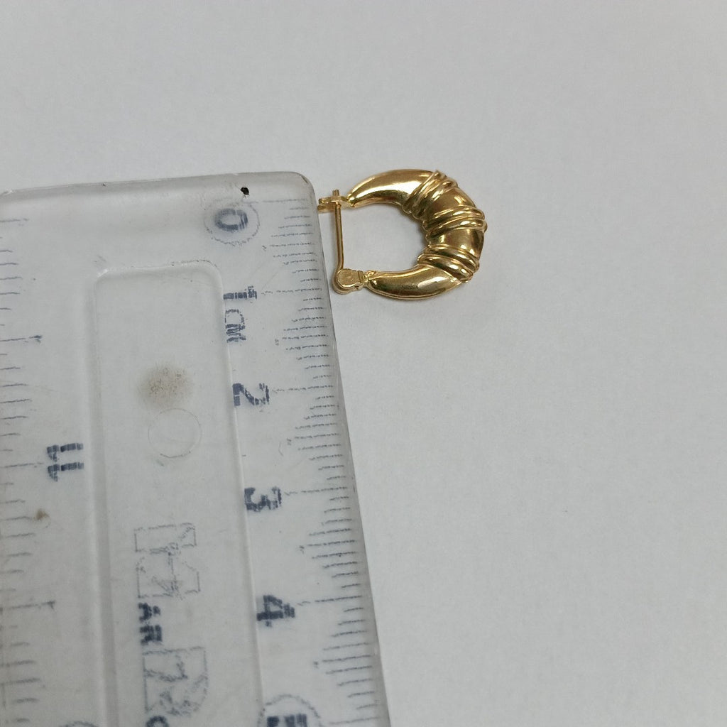 ARETES PAR ORO 14 K 1,20 GRMS (SEMINUEVO)