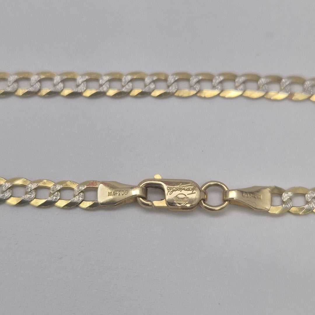 CADENA ORO, RODIADO 14 K 6.5 GRMS (SEMINUEVO)