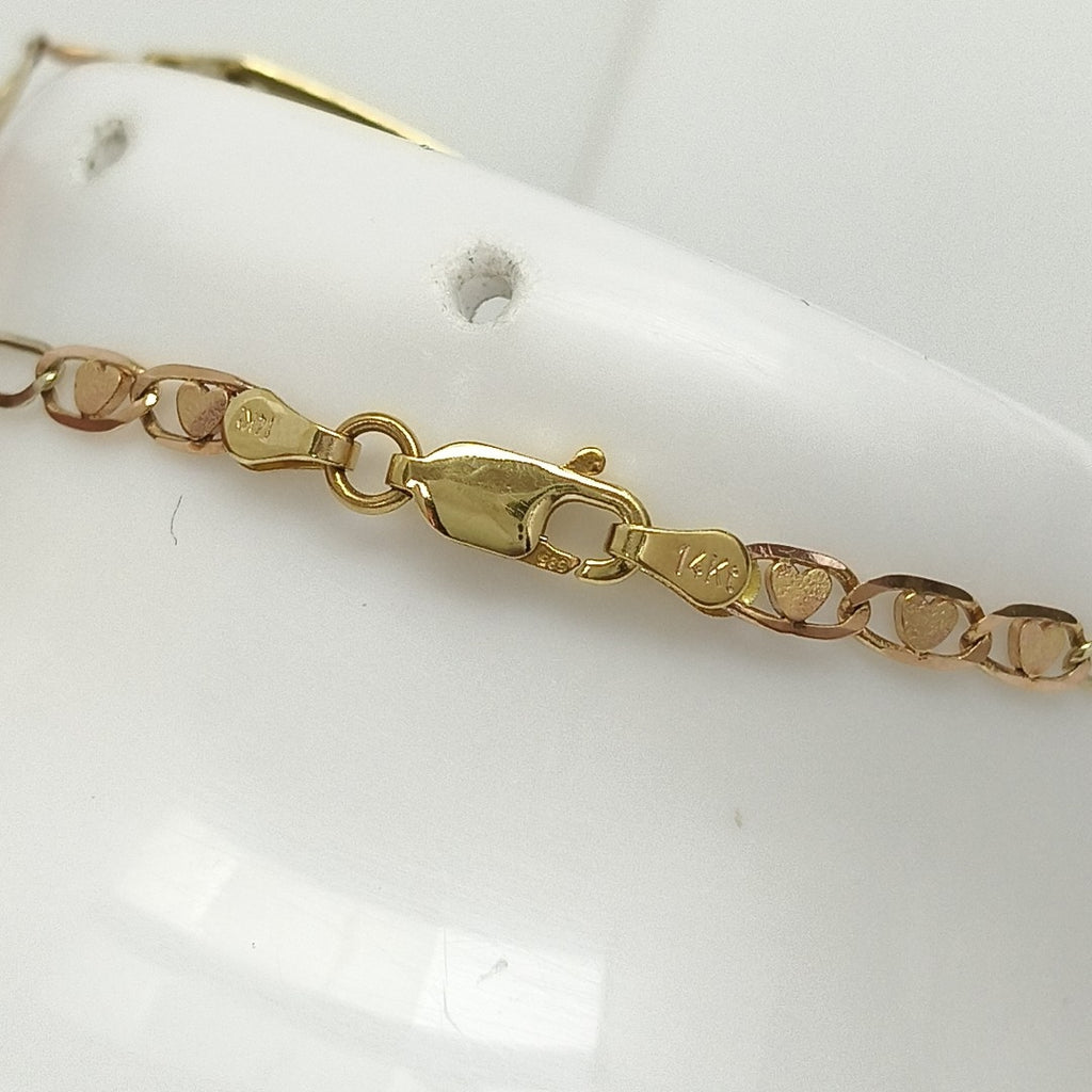 ESCLAVA ORO,ORO COMBINADO 14 K 3,40 GRMS (SEMINUEVO)