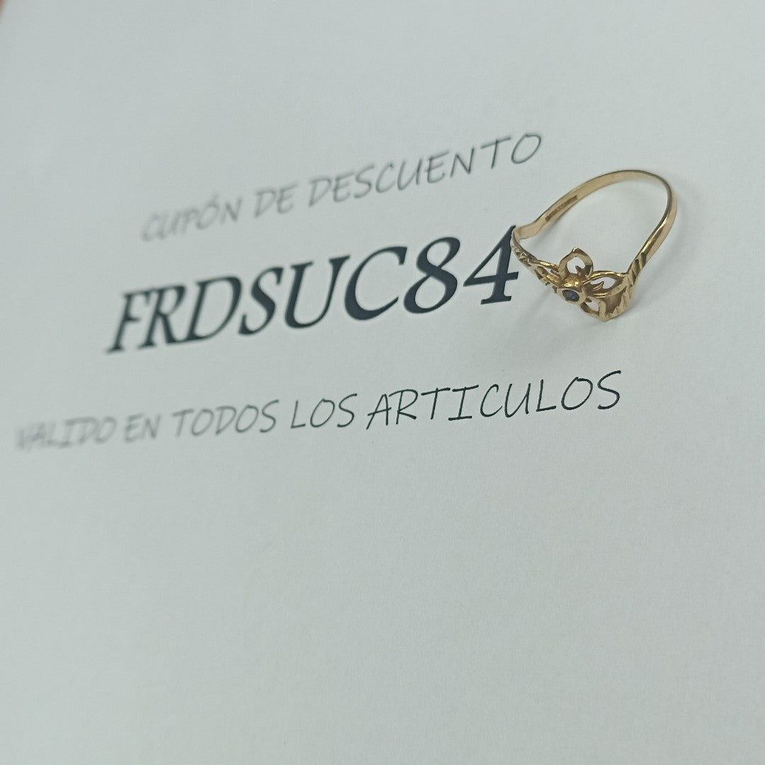 ANILLO ORO 10 K 1,20 GRMS (SEMINUEVO)
