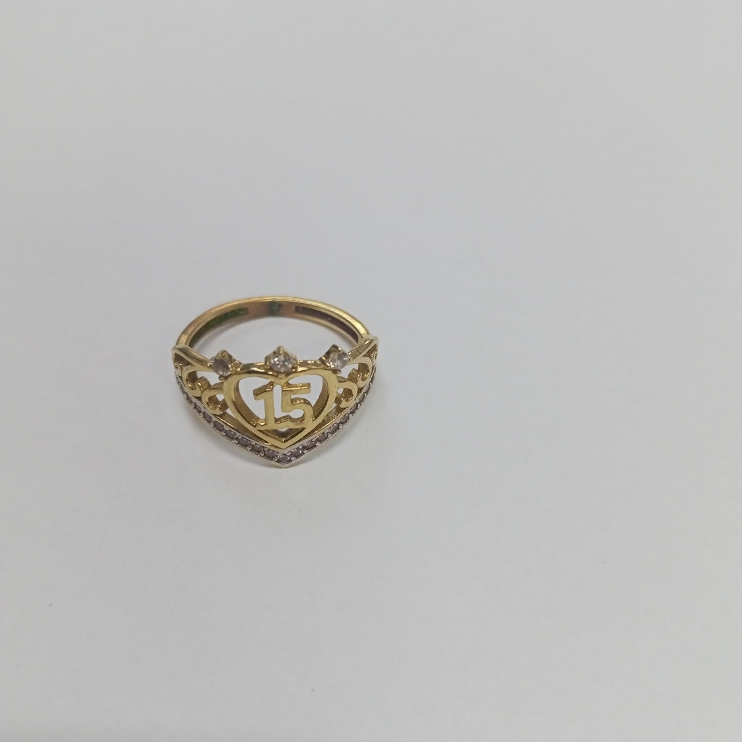 ANILLO ORO 10 K 1.8 GRMS (SEMINUEVO)