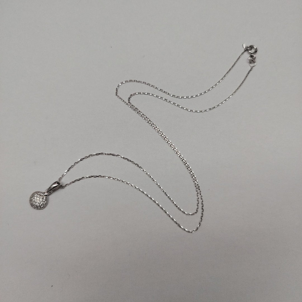 CADENA,DIJE ORO BLANCO 14 K 2,20 GRMS (SEMINUEVO)