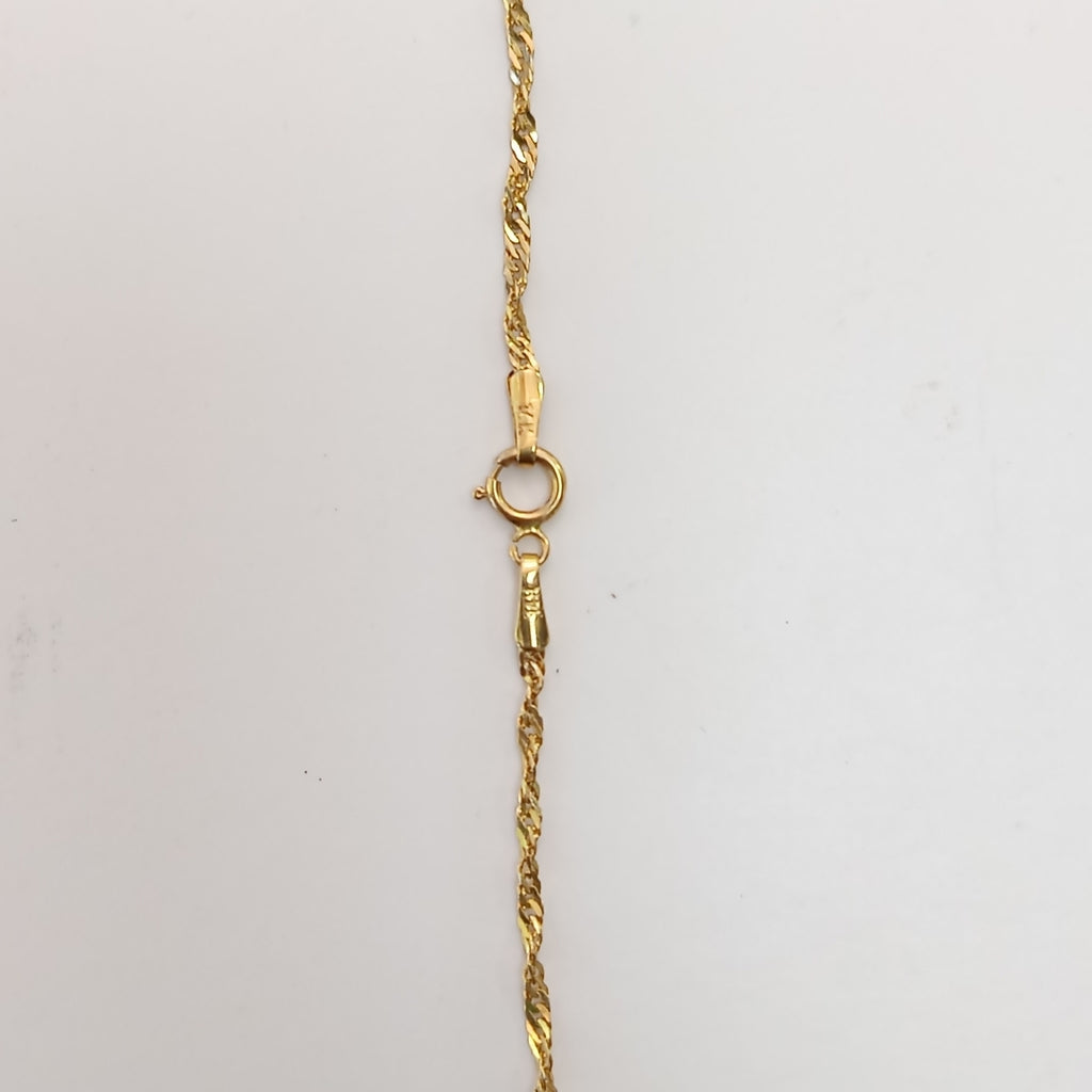 CADENA ORO 14 K 2.6 GRMS (SEMINUEVO)