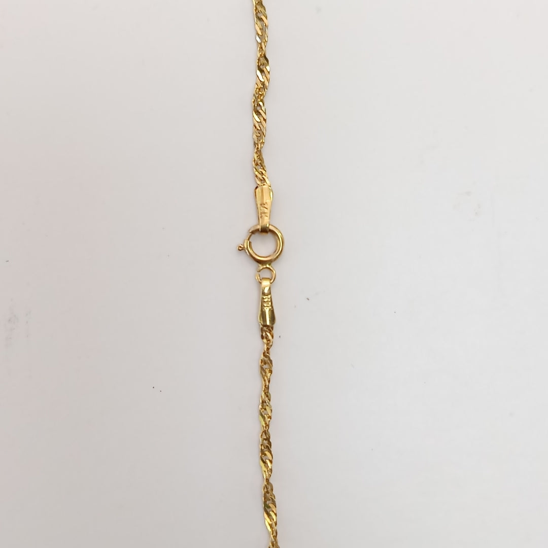 CADENA ORO 14 K 2.6 GRMS (SEMINUEVO)