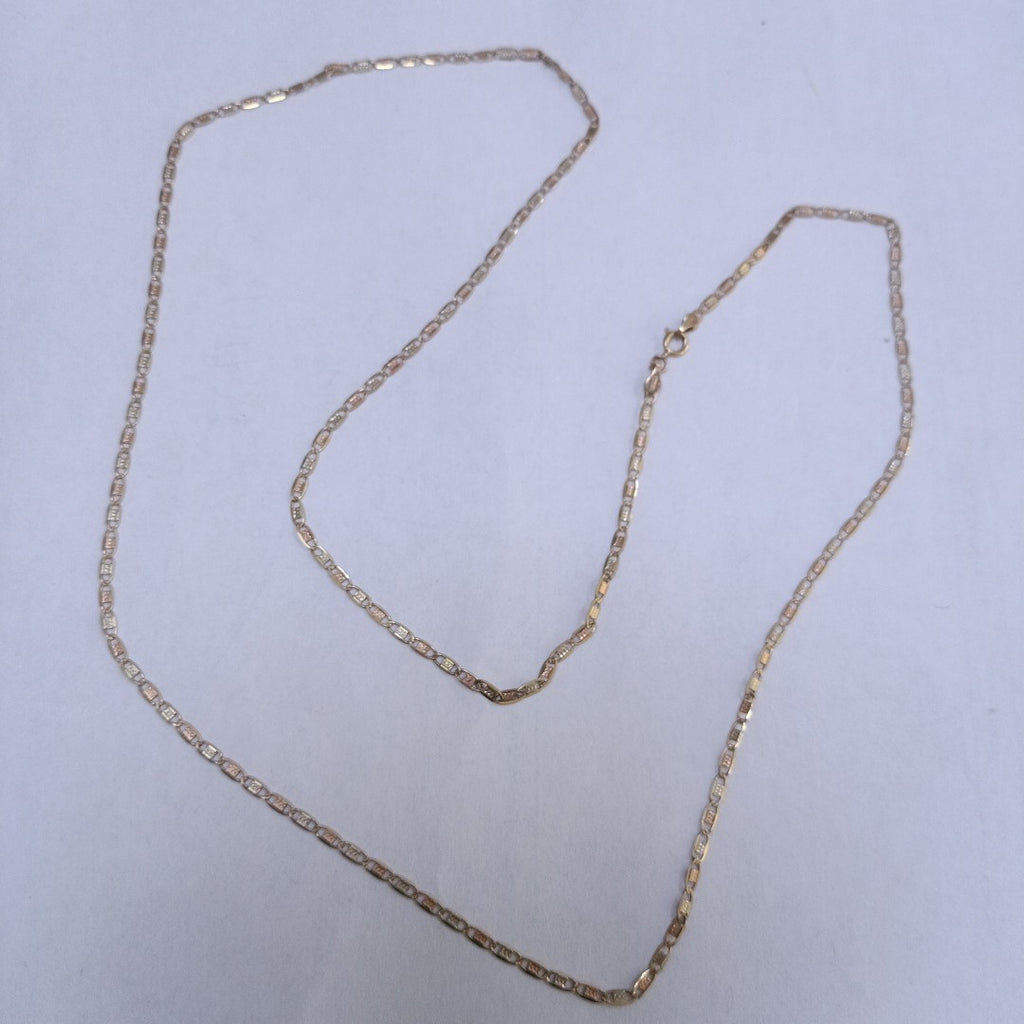 CADENA ORO COMBINADO 10 K 2.9 GRMS (SEMINUEVO)