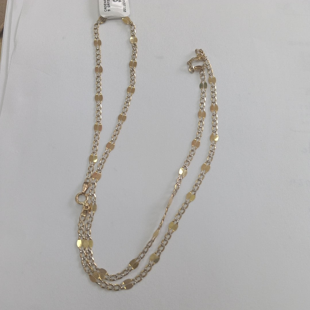 CADENA ORO 10 K 3.9 GRMS (SEMINUEVO)