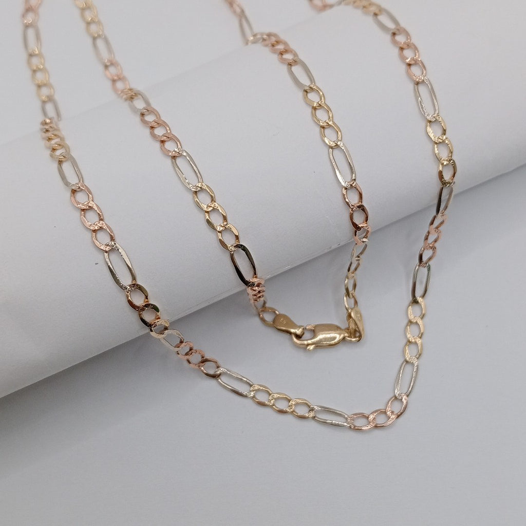CADENA ORO COMBINADO 14 K 6.9 GRMS (SEMINUEVO)