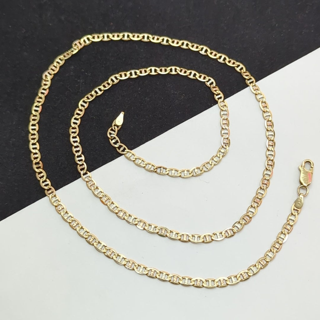 CADENA ORO, ORO COMBINADO 10 K 8.1 GRMS (SEMINUEVO)