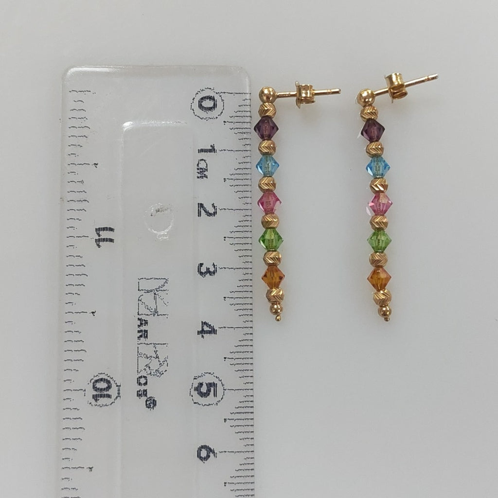 ARETES PAR ORO 14 K 2.2 GRMS (SEMINUEVO)