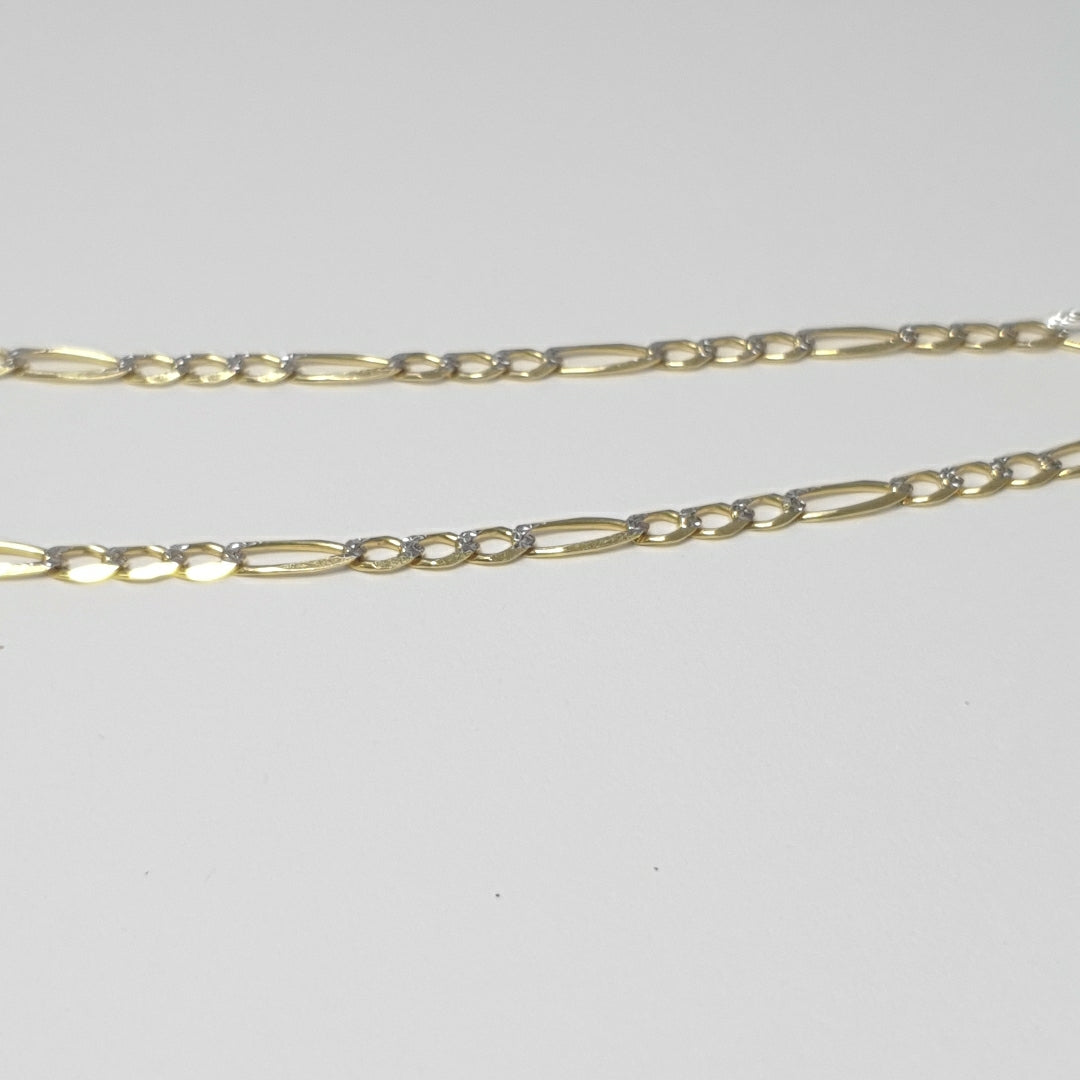 CADENA ORO, RODIADO 14 K 7.5 GRMS (SEMINUEVO)