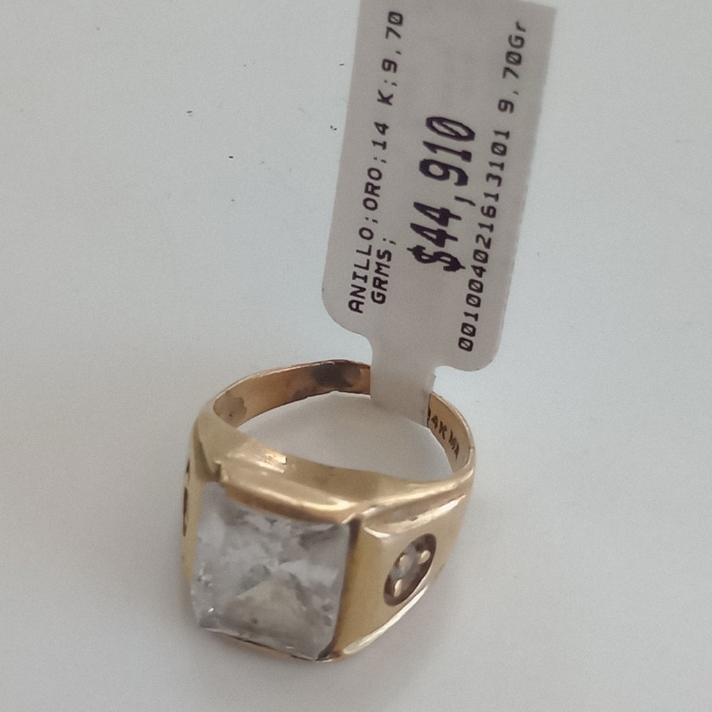 ANILLO ORO 14 K 9,70 GRMS (SEMINUEVO)