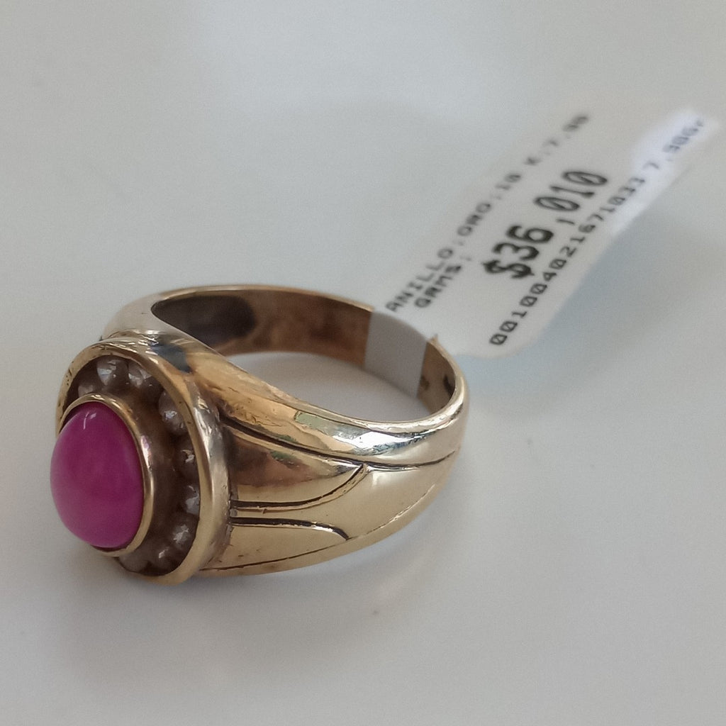 ANILLO ORO 10 K 7,90 GRMS (SEMINUEVO)