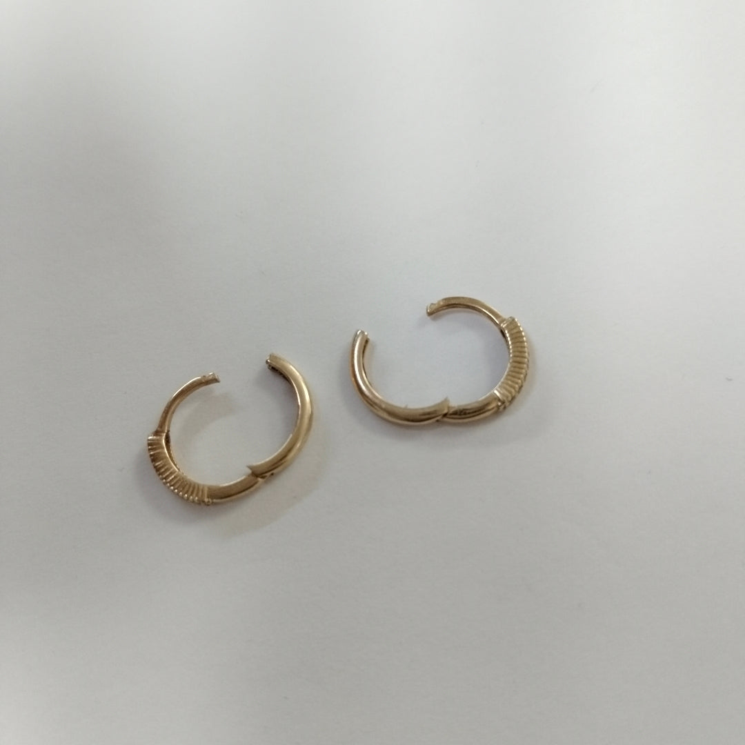 ARRACADAS PAR ORO 14 K 1,30 GRMS (SEMINUEVO)