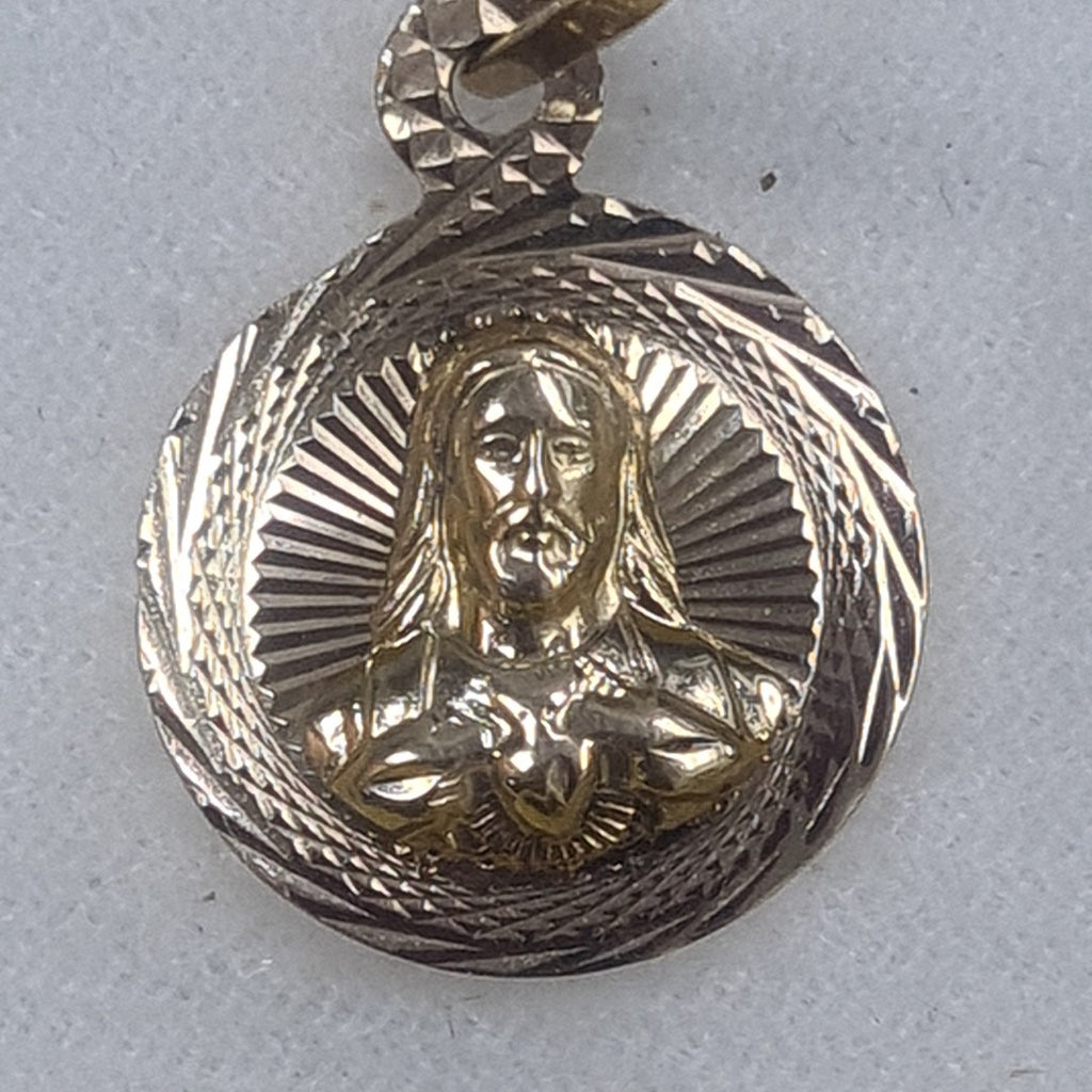 MEDALLA RELIGIOSA ORO 14 K 1 GRMS (SEMINUEVO)
