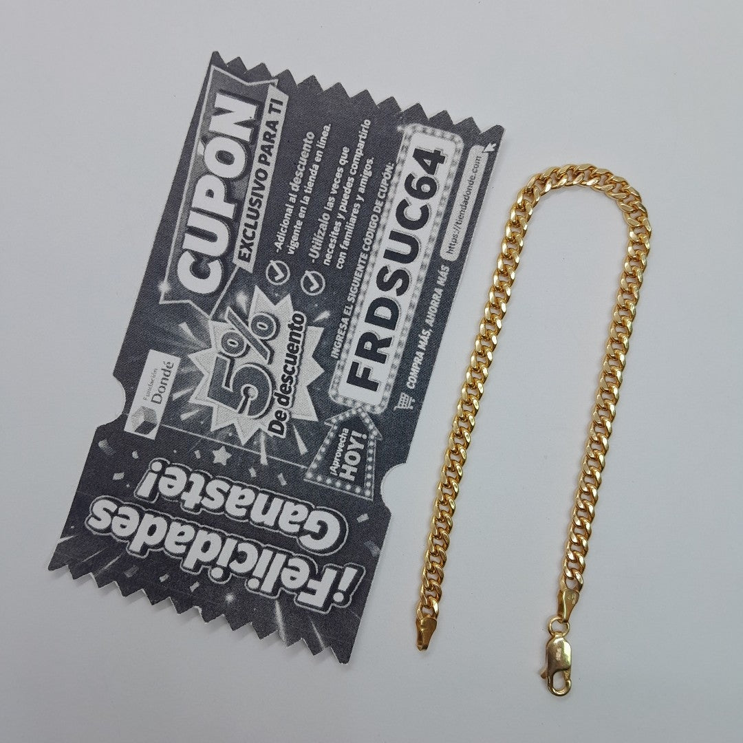 PULSERA ORO 14 K 4,60 GRMS (SEMINUEVO)