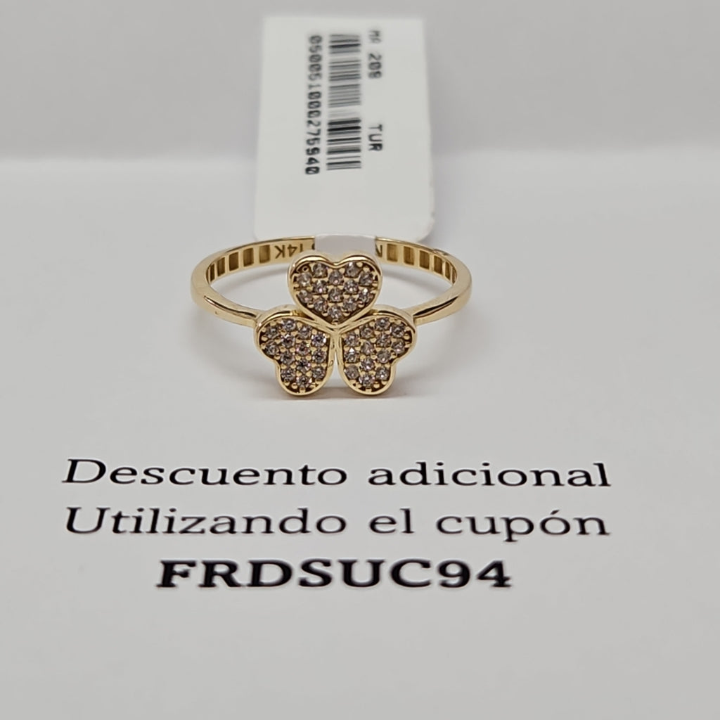 ANILLOS DAMA ORO 14K 1.9 (NUEVO)